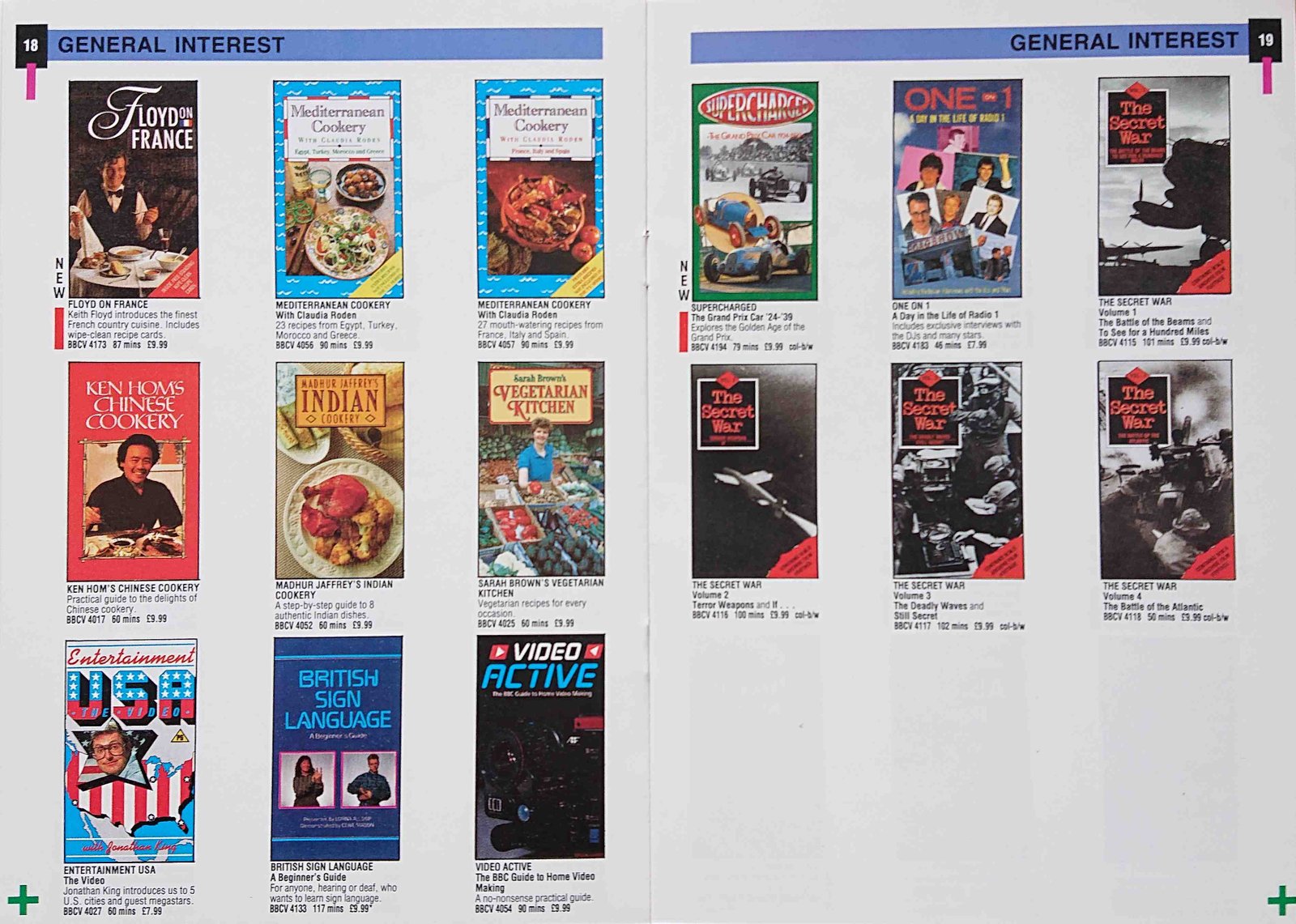 Other pages of catalogue BBC Video catalogue 1988
